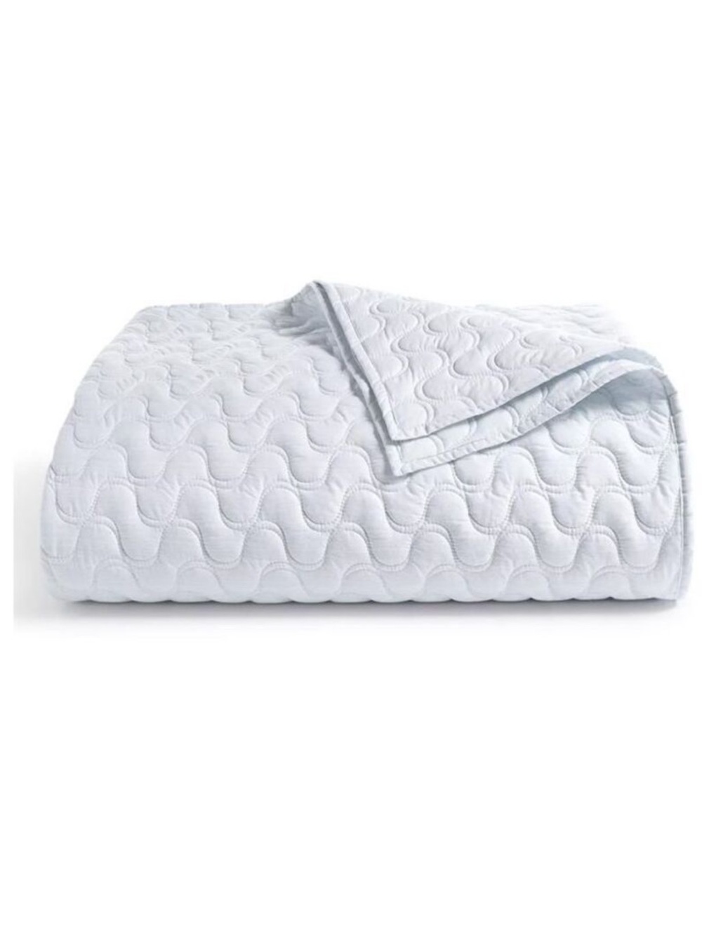 NWB Hotel Collection Lagoon Quilted Coverlet Full/Queen